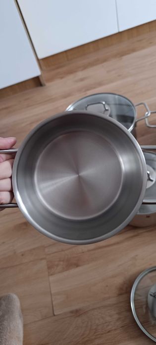 WMF Zestaw garnków Brillant - 9 elementów (matowe)