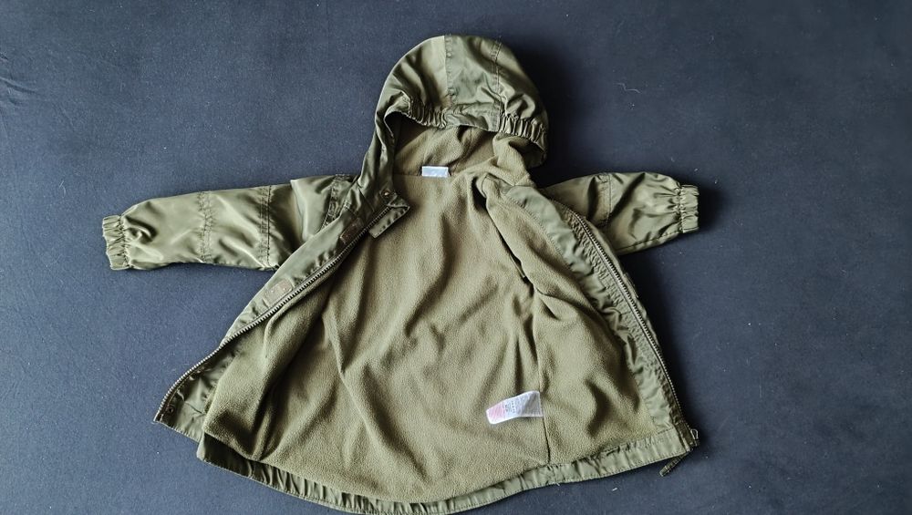 Wiosenna chłopięca kurtka 92 na polarku
