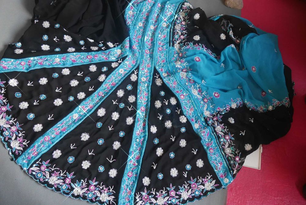 Шикарное сари индийское свадебное