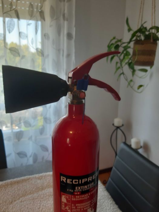 Extintor Recipress, 2kg neve carbónica CO2