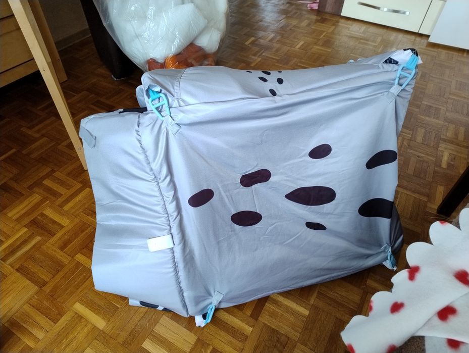 Duża Dwustronna Mata Edukacyjna Miękka Interaktywna 4w1 Active Hobby B