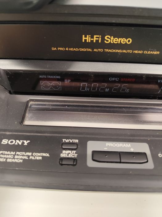 Sony SLV-E810EC магнітофон VHS с функцією Hi-Fi Соні програвач