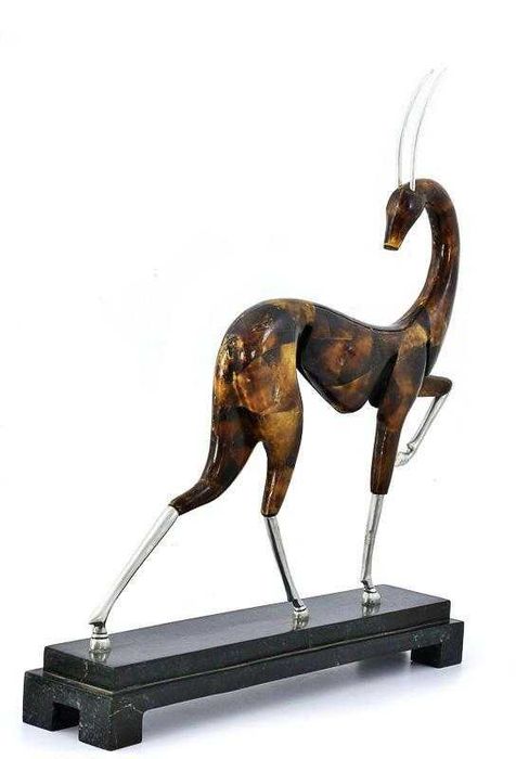Escultura Gazela em Concha