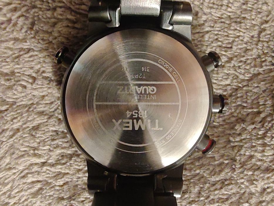 Timex Intelligent Quartz Tide–Temp–Compass – stalowa wersja