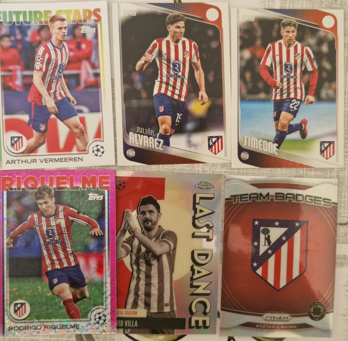 Lote 6 Cartas Atlético de Madrid