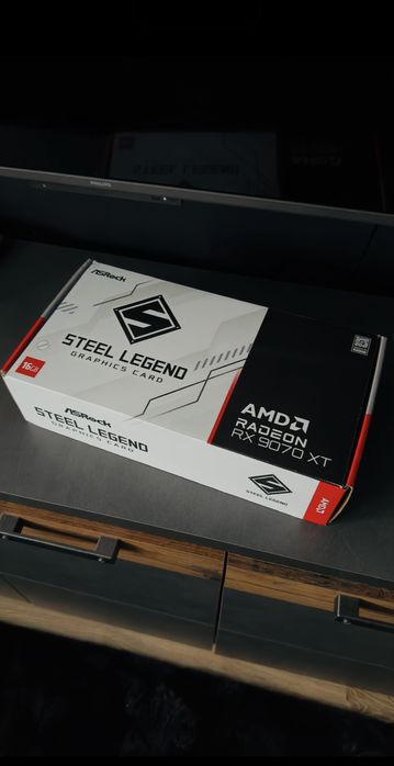 Karta graficzna ASRock Radeon RX 9070 XT Steel Legend 16GB