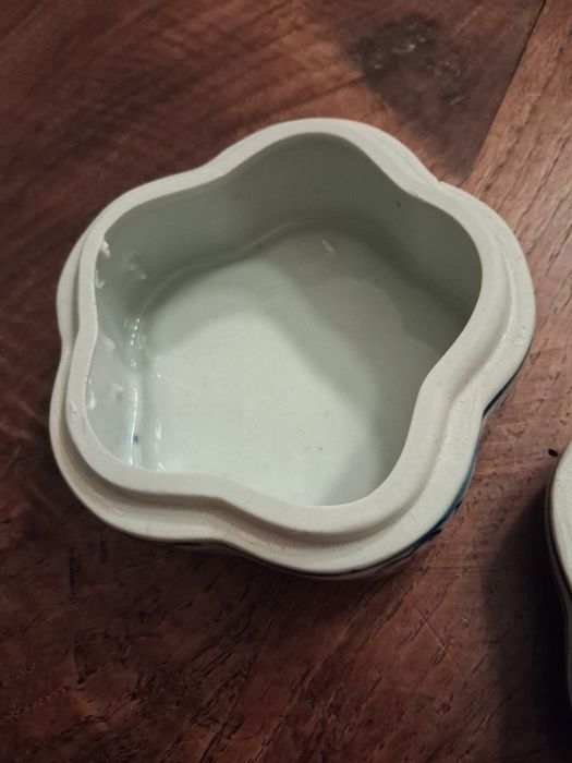 Caixa procelana flor