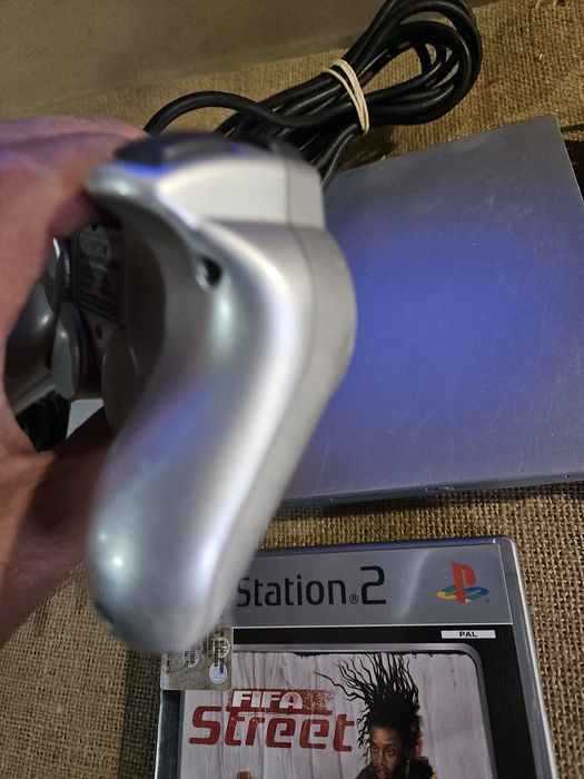 Consola ps2 prata