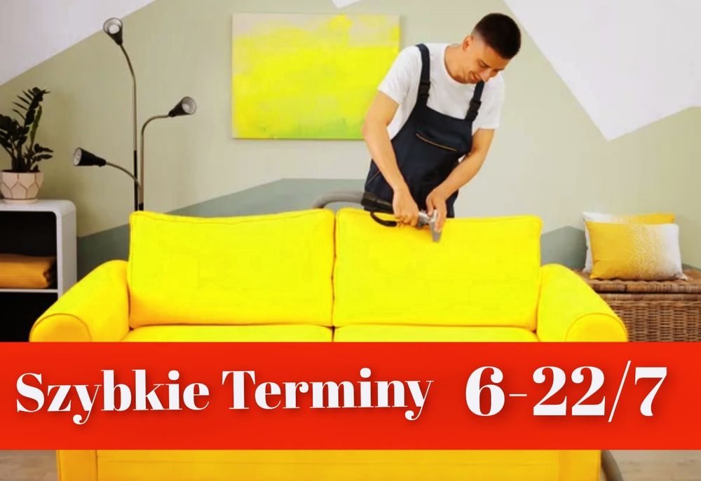 Szybkie Terminy. Pranie Tapicerki, Sof, Kanap, Foteli, Krzeseł