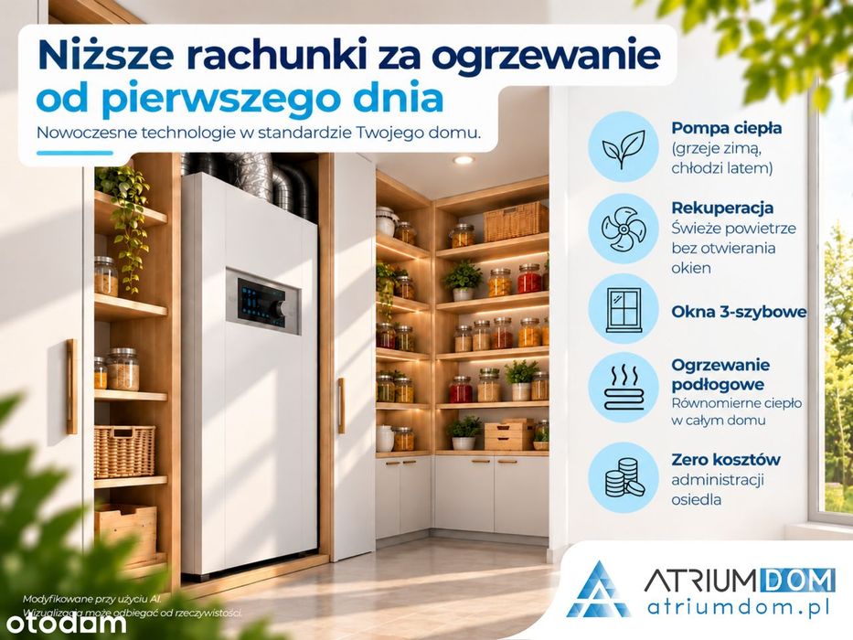 Dom 118 m² kanalizacja + wodociąg garaż pompa ciepła Dawidy Bankowe