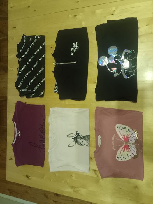 Zestaw ubrań dziewczęcych 134