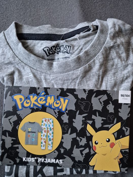 Pokemon nowa  piżama dziecięca 98/104