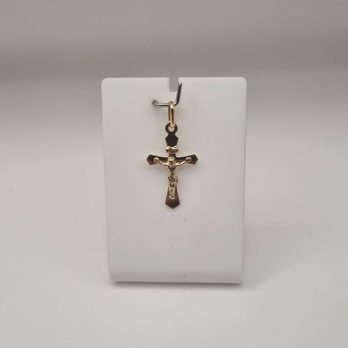 Złota zawieszka pr. 585 krzyż - nowa