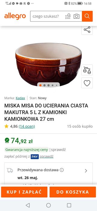 Makutra 5 ł nowa gratis pałka