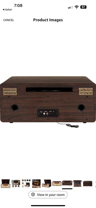 Програвач із вбудованою акустикою Crosley Rhapsody