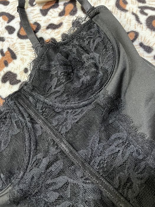 Czarne body XS shein