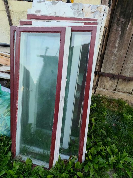 okna rozbiórkowe drewniane oddam za darmo
