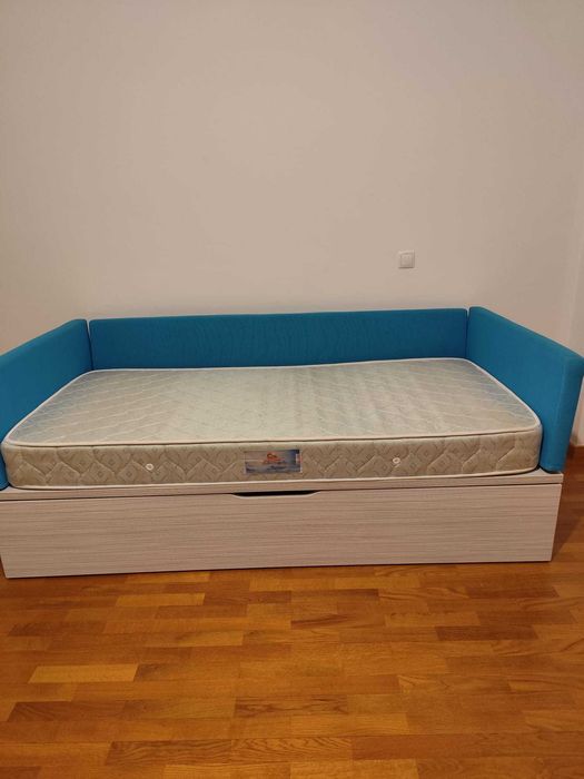 Cama dupla de criança | 2 colchões incluídos