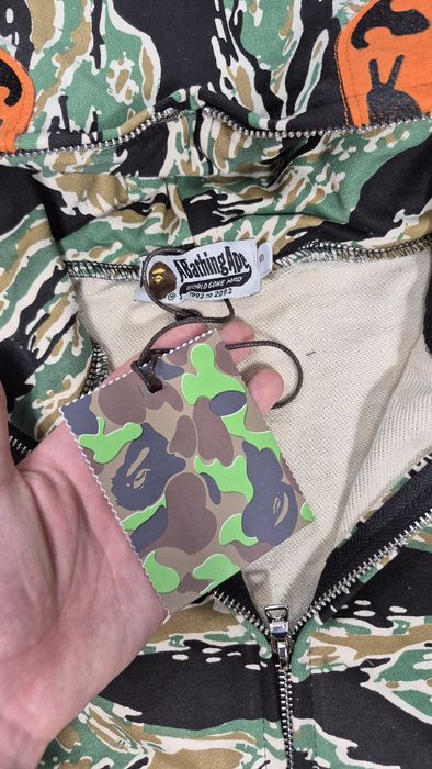 Кофта Варе Зипка А Bathing Ape Bapel Зип-Худи Бейп І Варе Tiger Кофта Худи Bape Tiger Camo Gray