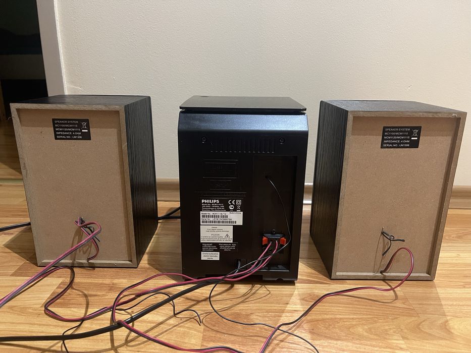 Mikrowieża PHILIPS MCM1110 | USB, CD, MP3, Radio FM