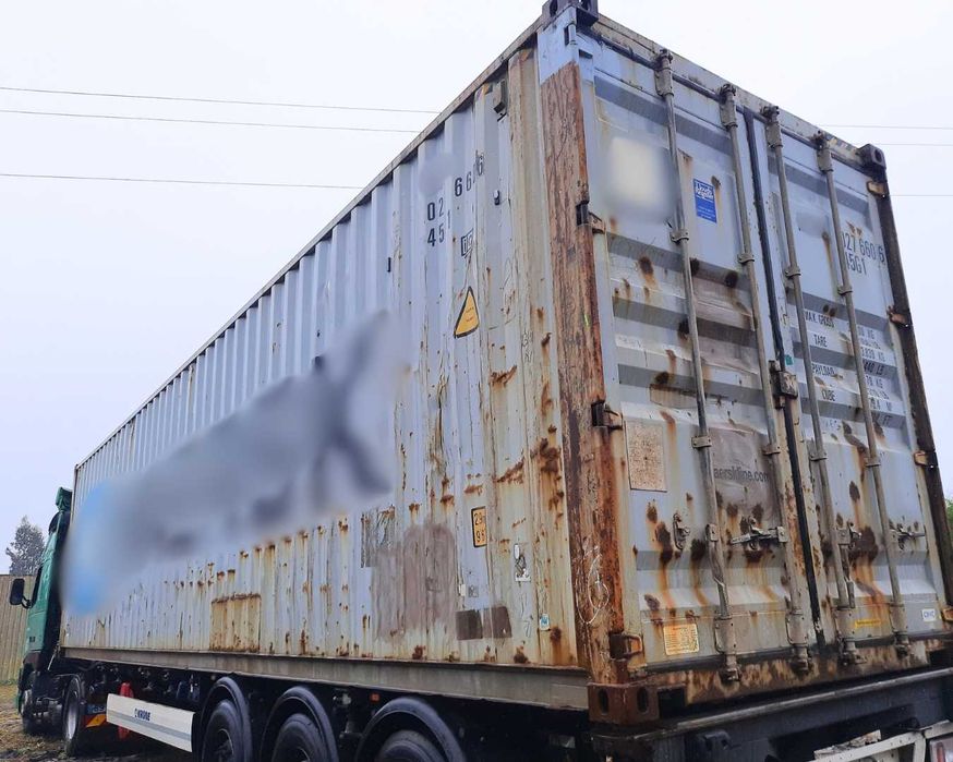 Contentor Marítimo 12 Metros Altura Extra (40 pés HC)