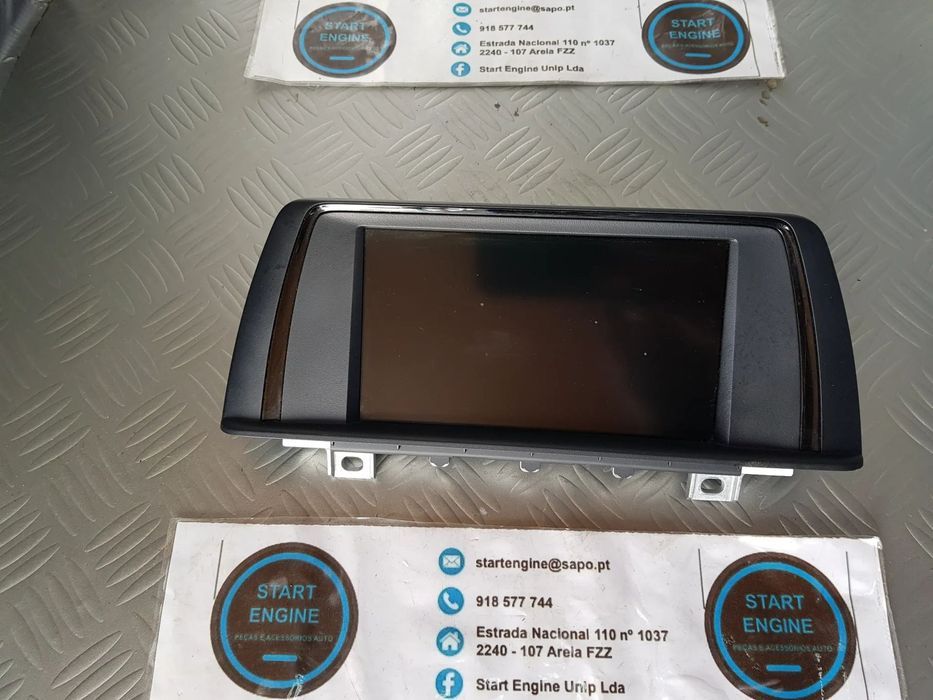 Visor do Radio GPS ecrã BMW Serie 1 F20 F21