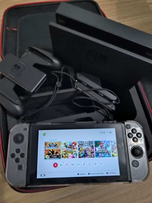 Nintendo switch desbloqueada 256gb