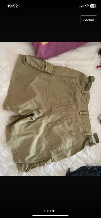 Calcoes cargo de cor verde