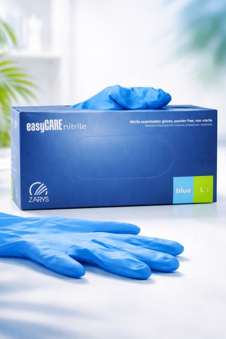 Rękawiczki Nitrylowe Bezpudrowe EasyCare rzmiar L