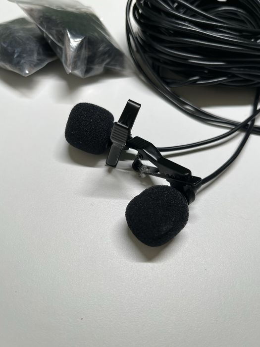 Mikrofon krawatowy mikrofony krawatowe mini jack przewodowe