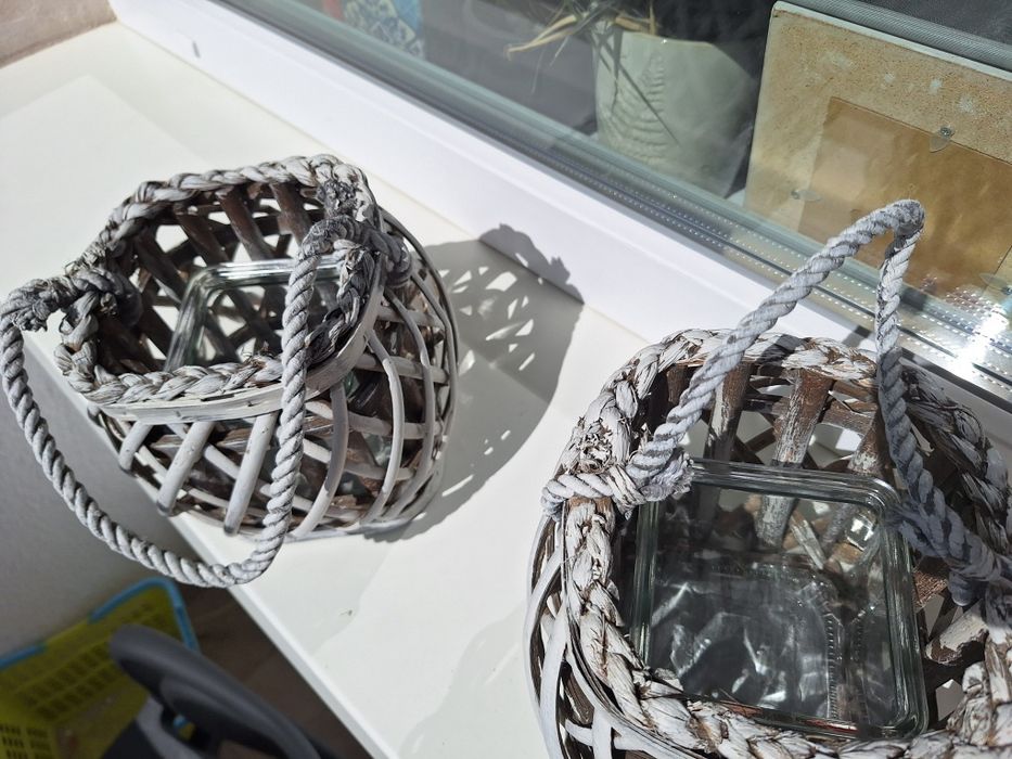 Zestaw lampionów ogrodowych całość 40 zł