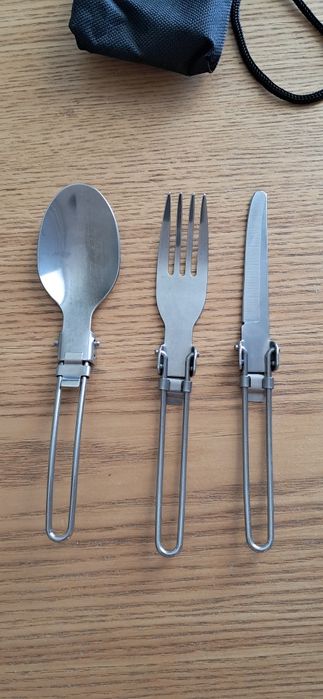 Ложка, вилка, набор раскладных ложек и вилок,  набір