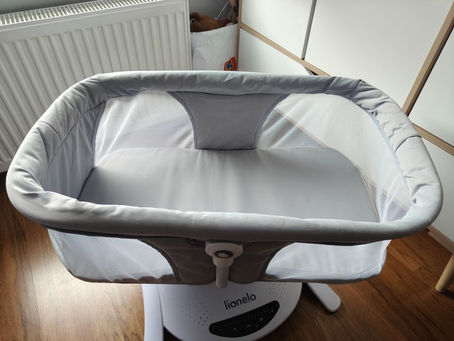 Lionelo Bella Set 2w1 Grey Concrete – leżaczek i bujaczek