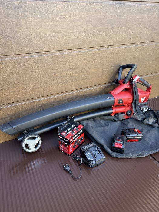 Odkurzacz dmuchawa aku 2x4ah einhell