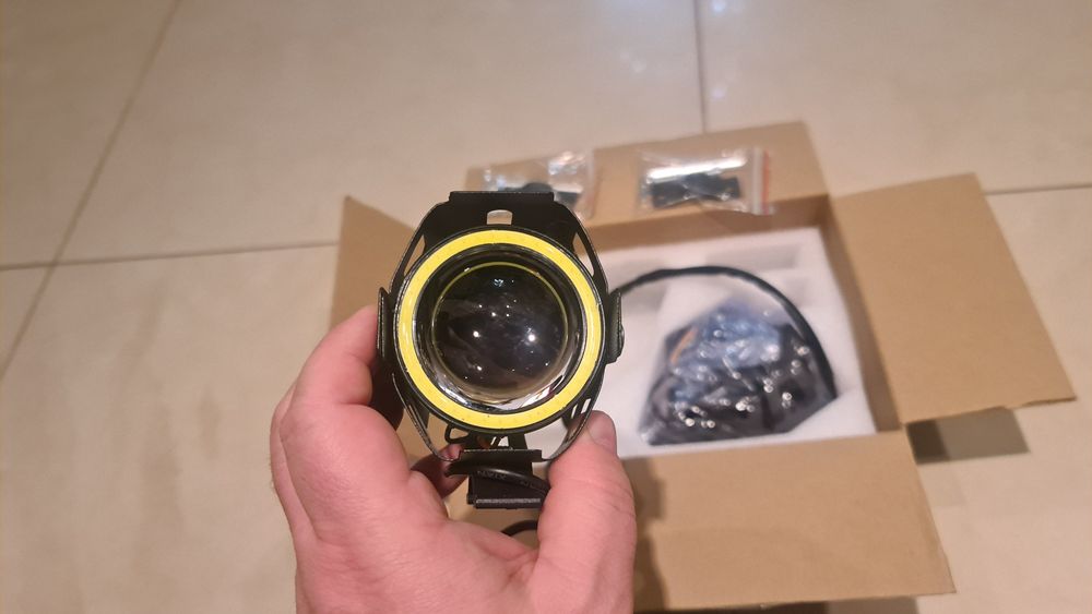 Ціна шара до 10.12.2025  Нове доп світло для мотоцикла в Комплекті 2 ф