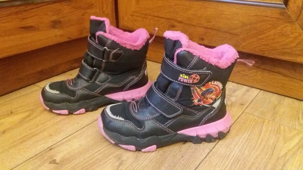 Śniegowce dziewczęce buty zimowe LADYBUG r.29