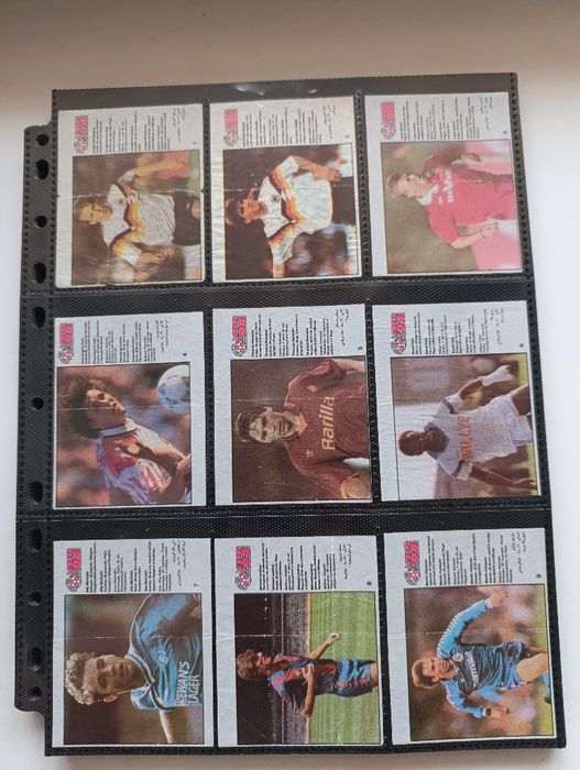 Final 86.94. Cup 94. Kent All sport. Football stars