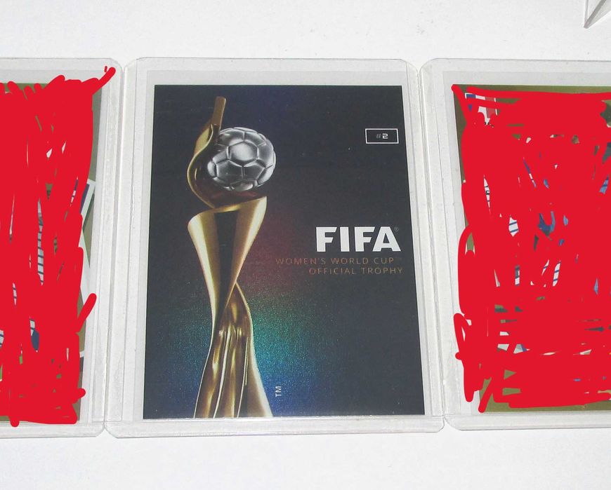 4 Cartas Fifa Women's World Cup Raras