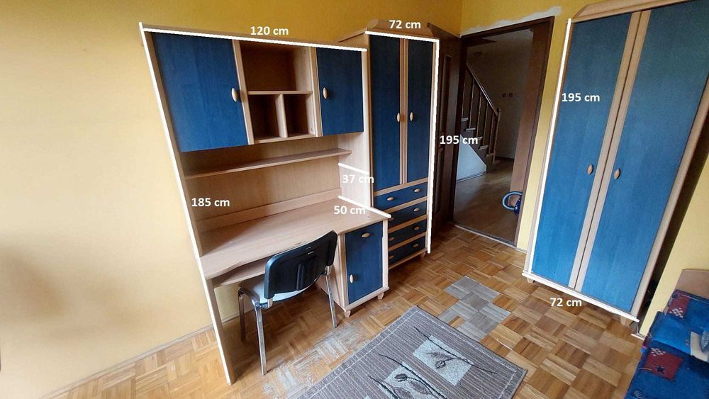 zestaw mebli dla nastolatków do pokoju