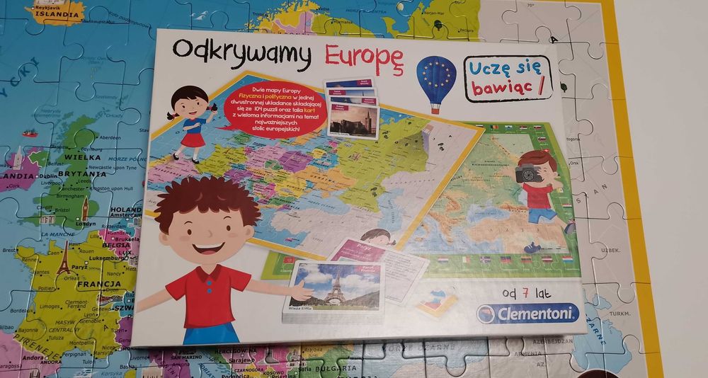 Gra "Odkrywamy Europę" Clementoni od 7 lat