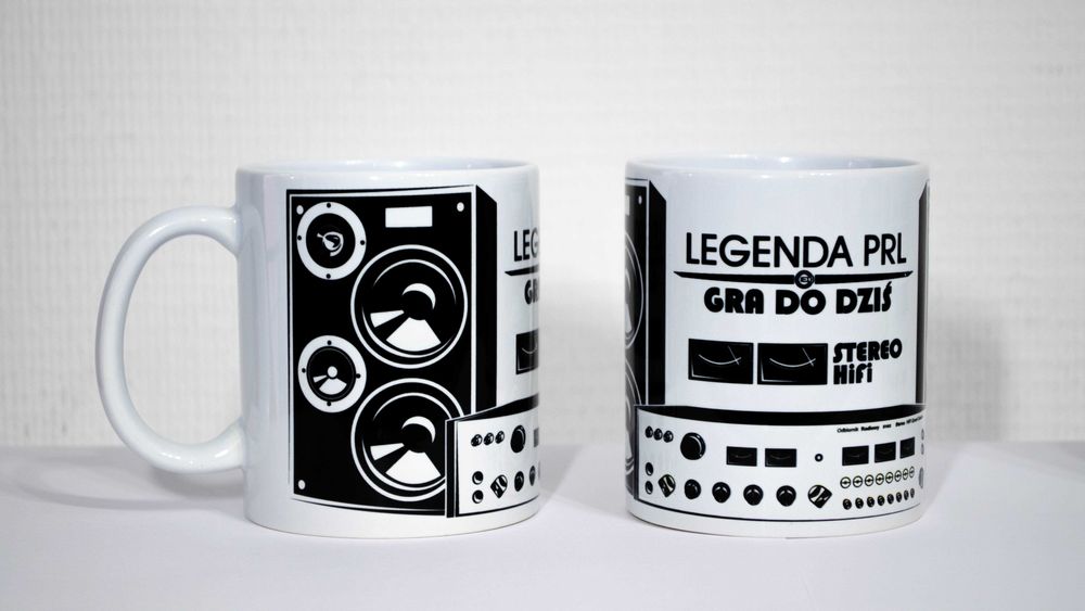 Kubek z grafiką amplitunera RADMOR 5102, kolumnami Zg40c pasjonata