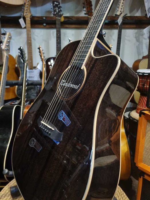 TANGLEWOOD TW5 CE Black Shadow gitara elektroakustyczna  - solid top - lity mahoniowy top