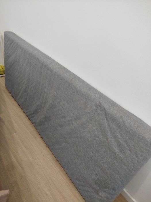 ÅGOTNES Colchão de espuma, firme/azul claro, 90x200 cm