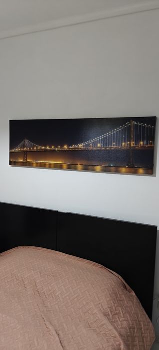 Quadro Decorativo com Luz 45*140cm