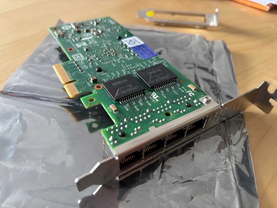 Placa Rede 4x1Gbps Intel I350-T4 Genuína