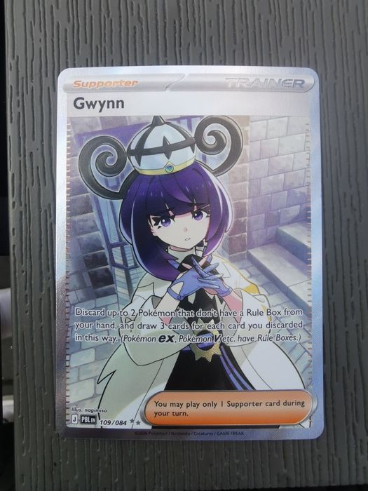 Karta pokemon trainer supporter Gwynn 109/ 084