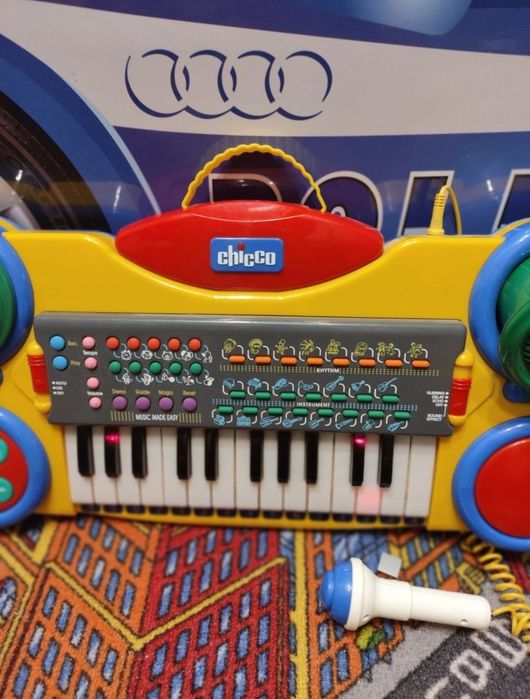 Детский синтезатор пианино Chicco