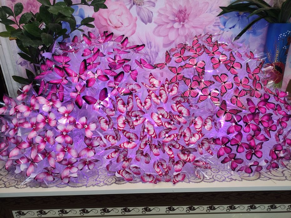 ХІТ Букет з метеликів, ромашок, Квіти на подарунок, сюрприз, бабочки