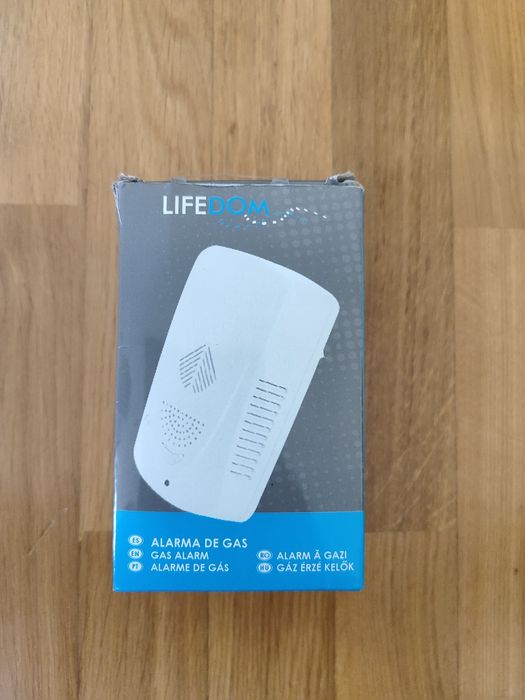 Detetor / Alarme de Gás LIFEDOM 230V – com Caixa