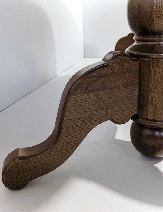 Стіл з масиву дуба / Стіл кухонний овальний / Стіл обідній